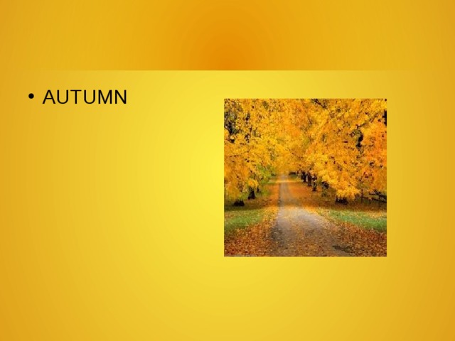 AUTUMN 