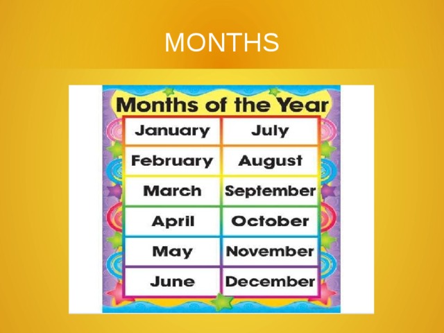 MONTHS 