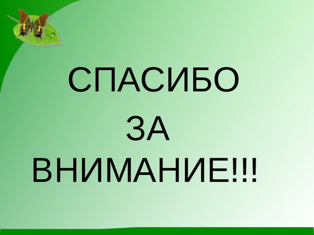  СПАСИБО  ЗА ВНИМАНИЕ!!! 