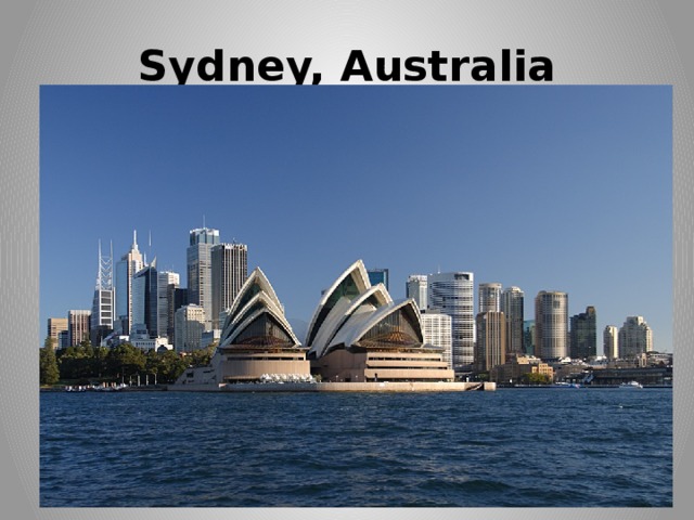 Sydney, Australia 
