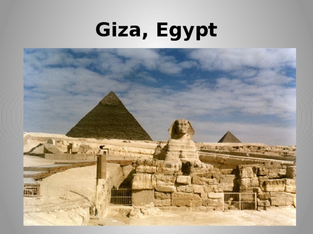 Giza, Egypt 
