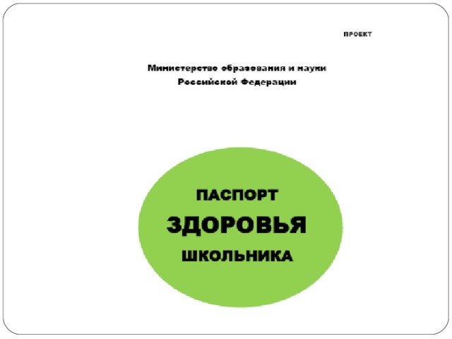 Паспорт здоровья ученика начальной школы образец