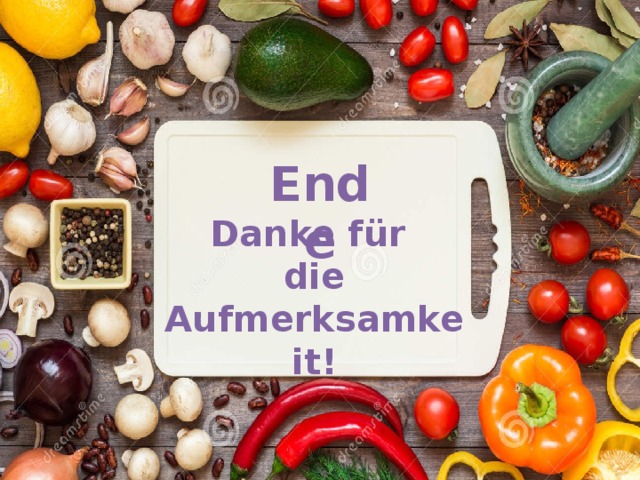 Ende Danke für die Aufmerksamkeit! 