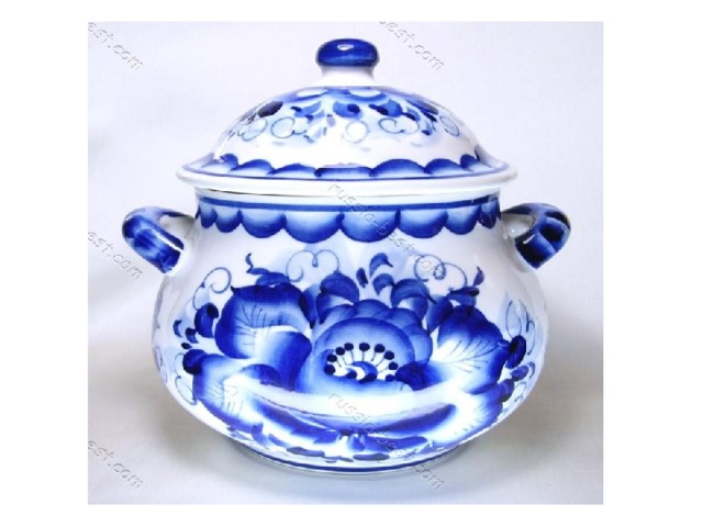 Концом кисти наносят жилки, штриховку и прихотливо изогнутые стебельки и усики.  