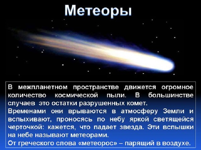 Презентация на тему астероиды метеориты кометы