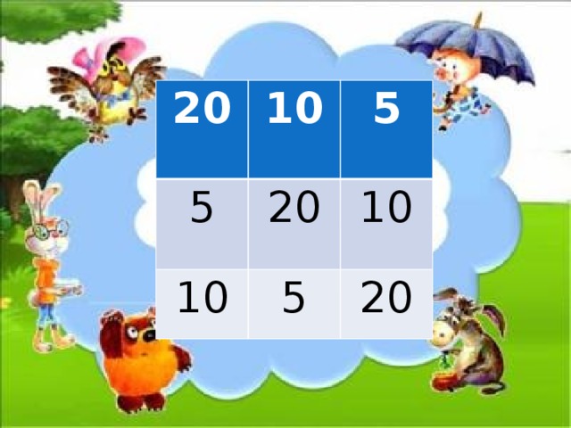 20 10 5 5 20 10 10 5 20 