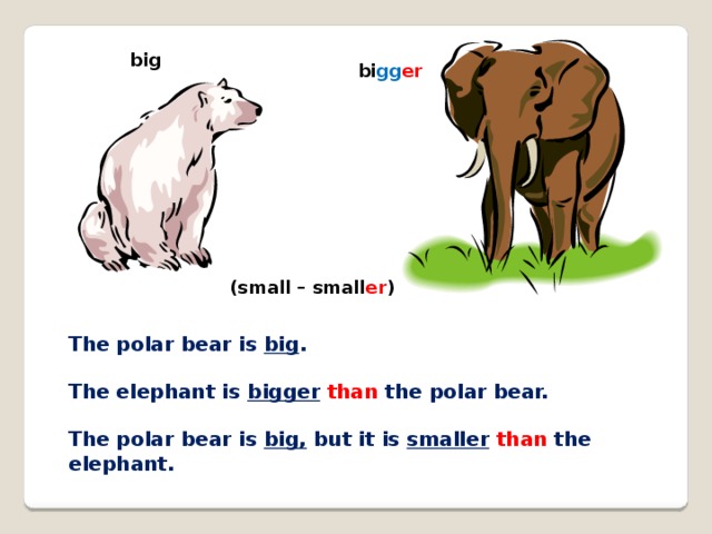 Напишите по образцу spot is small but rex is smaller