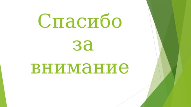 Спасибо  за внимание