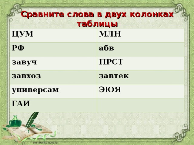 472 гектара словами. Сопоставьте слова. Слова сравнения. Слова га е. Сложносокращённые слова 6 класс.