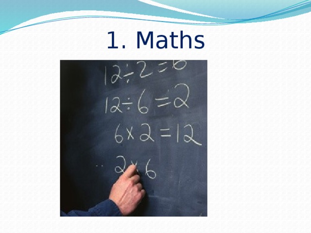 1. Maths