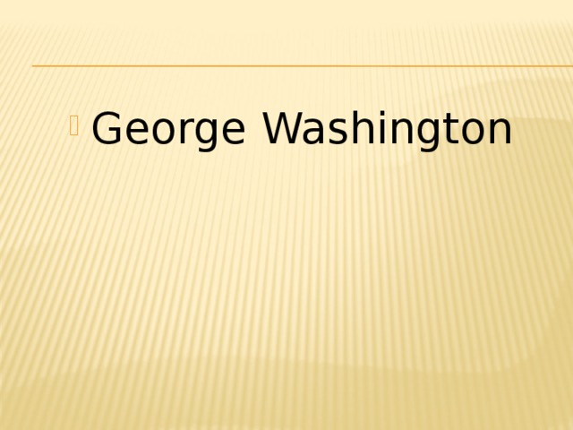 George Washington 