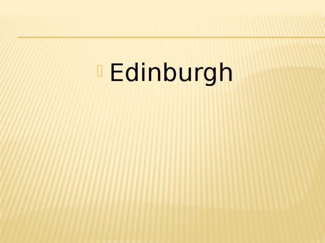 Edinburgh 