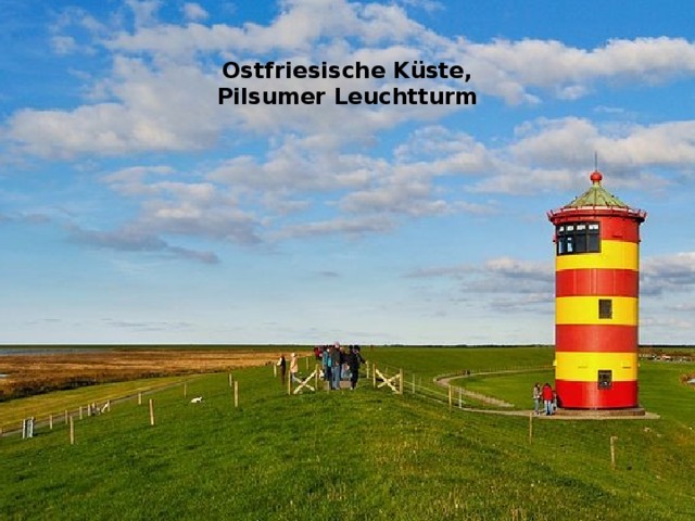 Ostfriesische Küste,  Pilsumer Leuchtturm   