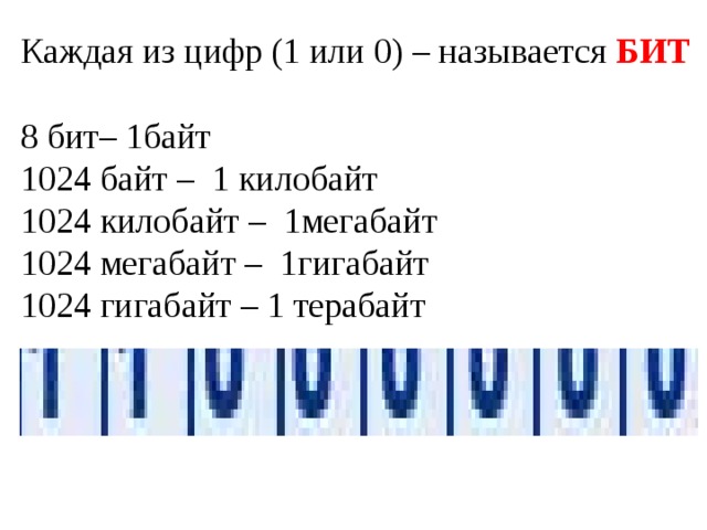 Битом называется