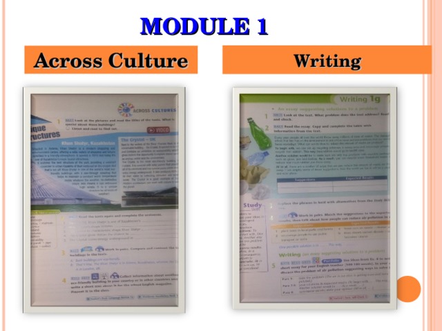 MODULE 1 Across Culture Writing 