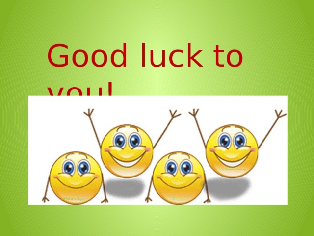 Good luck to you! 