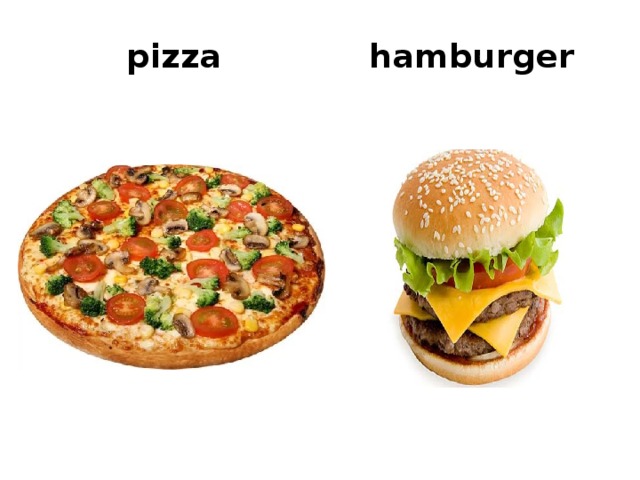 pizza hamburger 