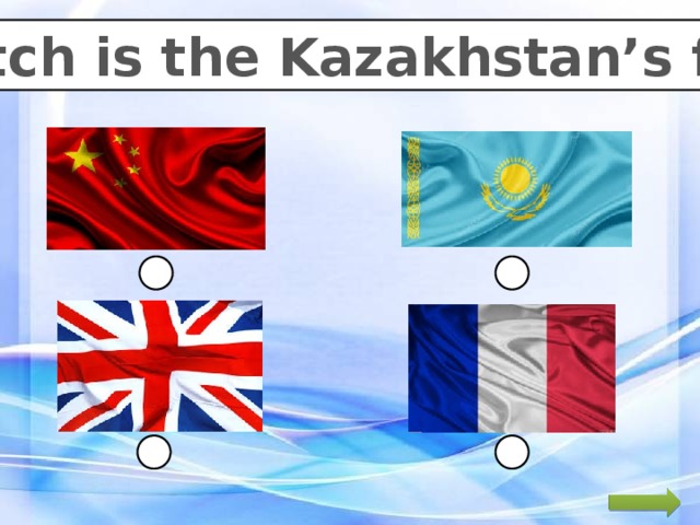 Whitch is the Kazakhstan’s flag? 