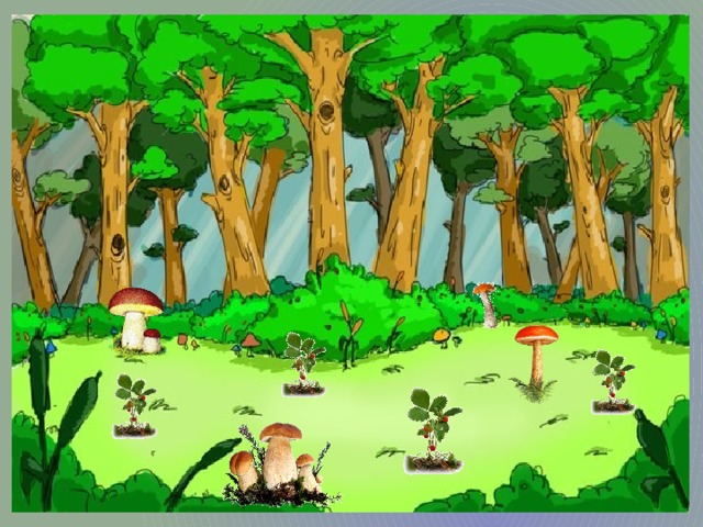 Что можно увидеть в лесу? Ребята, вы назвали много предметов. Вы произносили слова.  