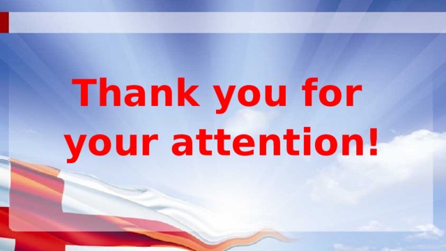 Thank you for your attention! 