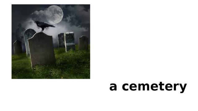 a cemetery 