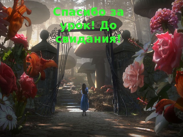 Спасибо за урок! До свидания!  