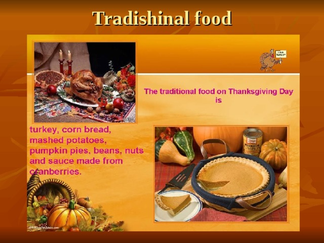 Tradishinal food 