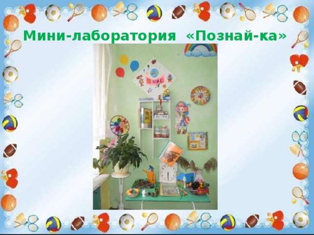 Мини-лаборатория «Познай-ка» 