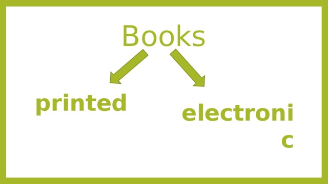 Books printed electronic