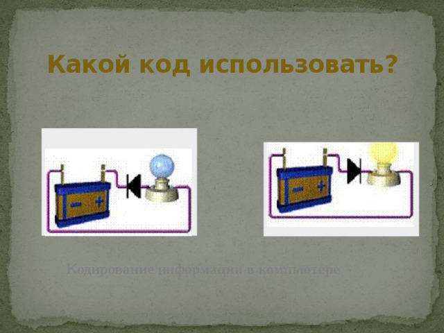 Какой код использовать? Кодирование информации в компьютере 