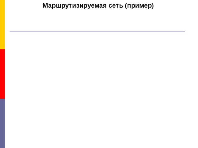 Маршрутизируемая сеть (пример) 