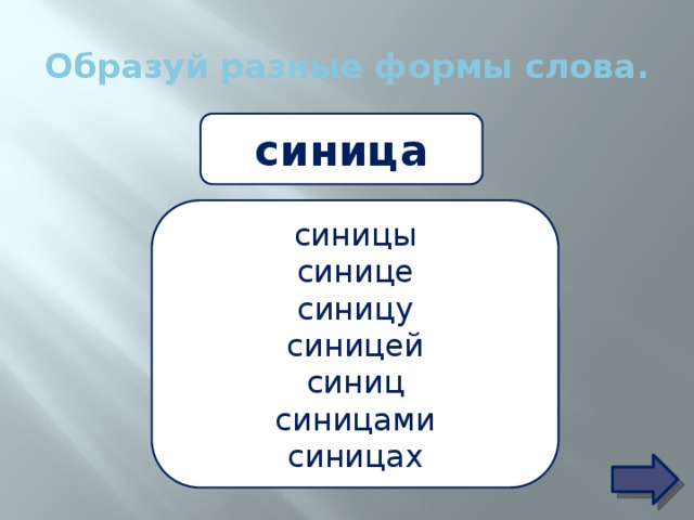 Образуй разные. Формы слова синица. Разные формы слова синица. Образовать разные формы слова синица. Образуйте разные формы слова синица.