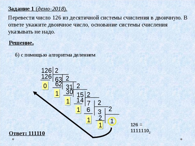 Основание системы счисления указывать не нужно