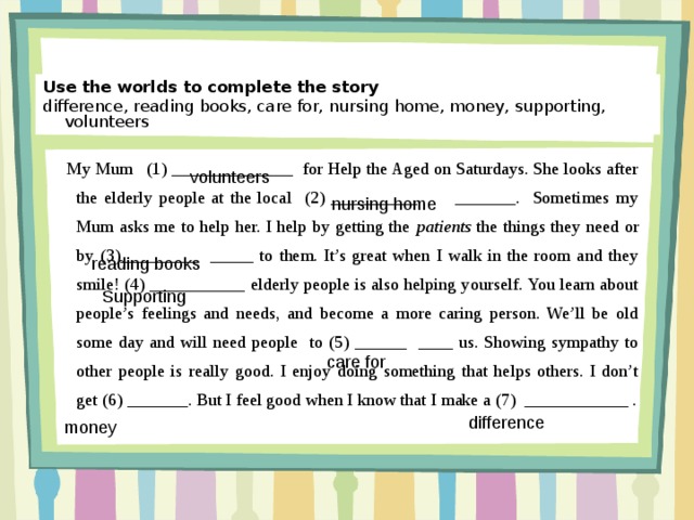 On saturday i play. My mum Volunteers for help the aged on Saturdays перевод. My mum read books 2 класс ответы. My mum Volunteers for help the aged on Saturdays. My mum read books.