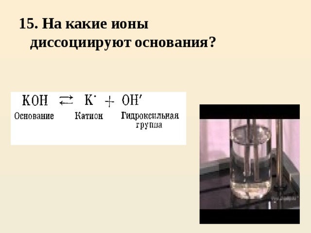 Вещество которое водном растворе диссоциирует на ионы. На какие ионы диссоциируют. На какие ионы диссоциируют соли. На какие ионы диссоциируют основания. Основания диссоциируют на ионы.