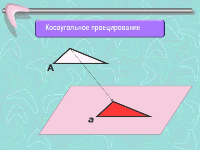 Косоугольное проецирование. Косоугольный треугольник.