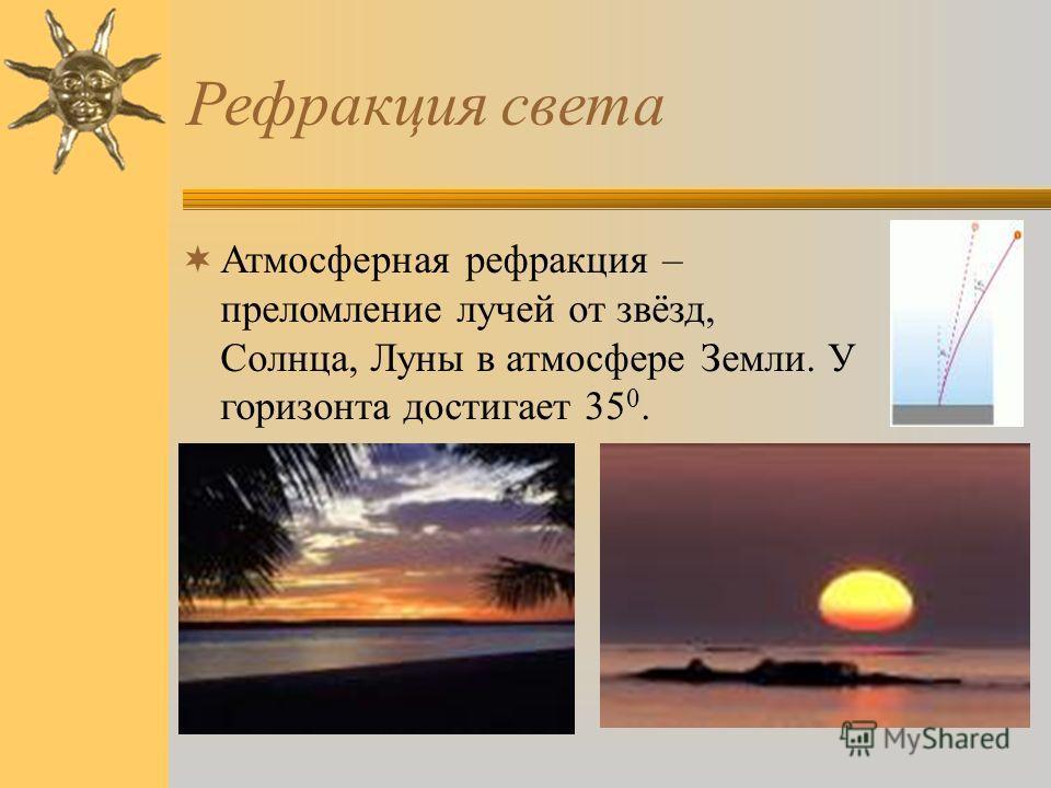 Рефракция света в атмосфере. Рефракция света. Преломление света в атмосфере. Атмосферная рефракция света. Рефракция атмосферы.