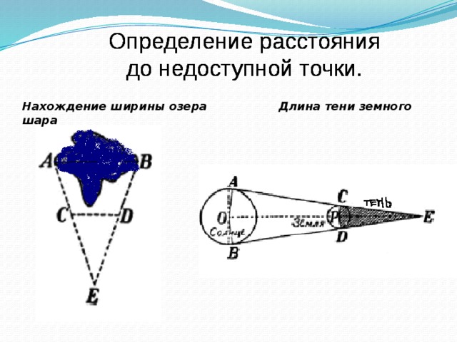 Определение расстояния