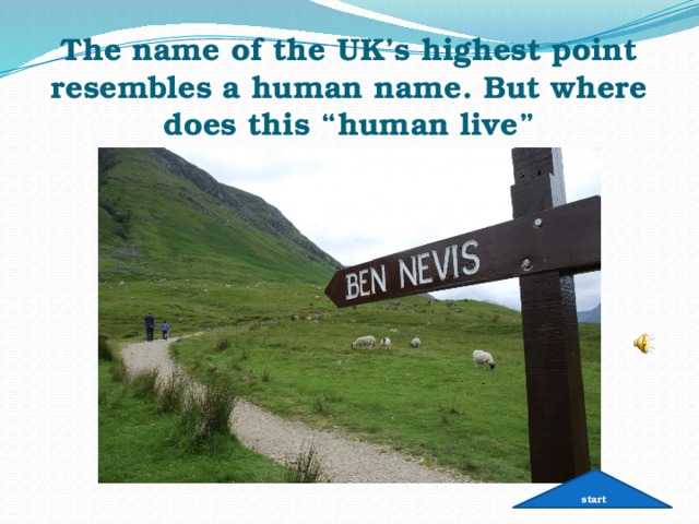 The name of the UK’s highest point resembles a human name. But where does this “human live” start 