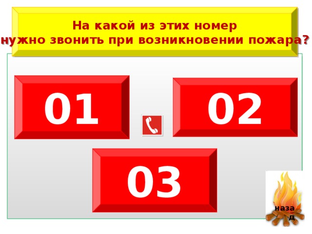 Как выглядит номер пожарных Презентация " Пожарная безопасность"
