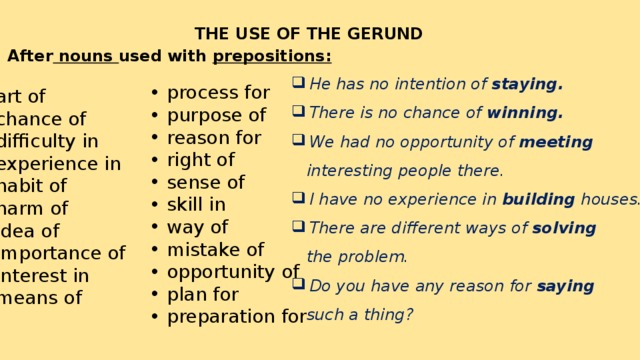 Used герундий или инфинитив. After герундий. Infinitive without to правило. Deny герундий. Герундий в английском языке упражнения.
