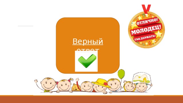 Верный  ответ 