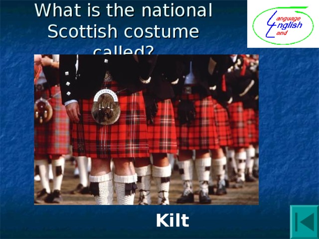 Scottish national clothes проект