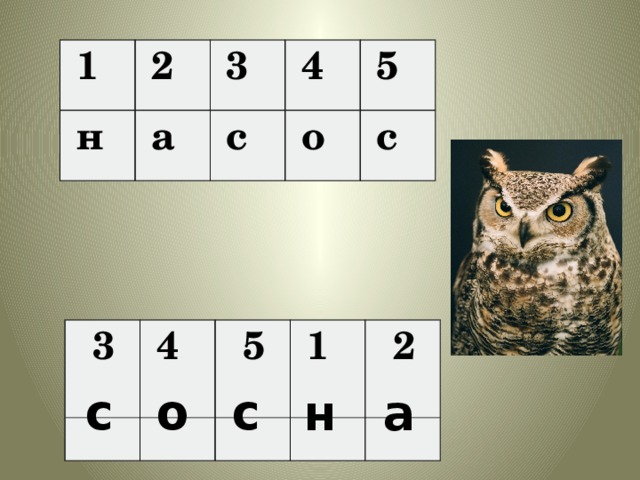  1  2  н  3  а  4  с  5  о  с  3  4  5  1  2 о с с а н 