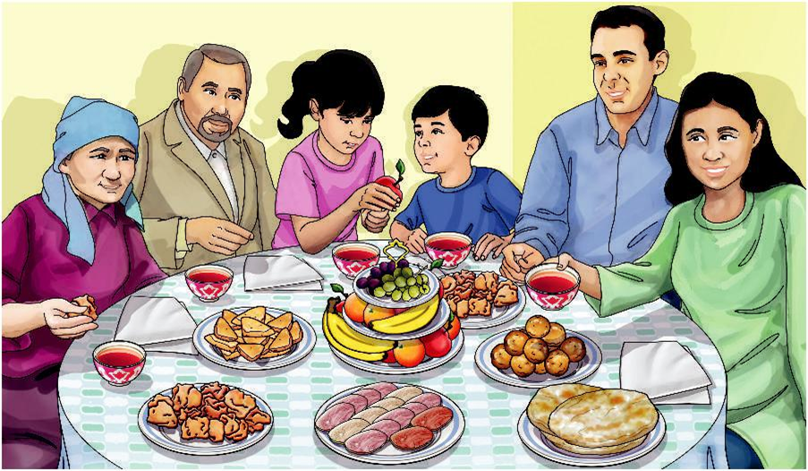 Отбасы. Казахская семья за столом. Современная казахская семья за столом. Казахская семья за дастарханом. Отбасылық құндылықтар