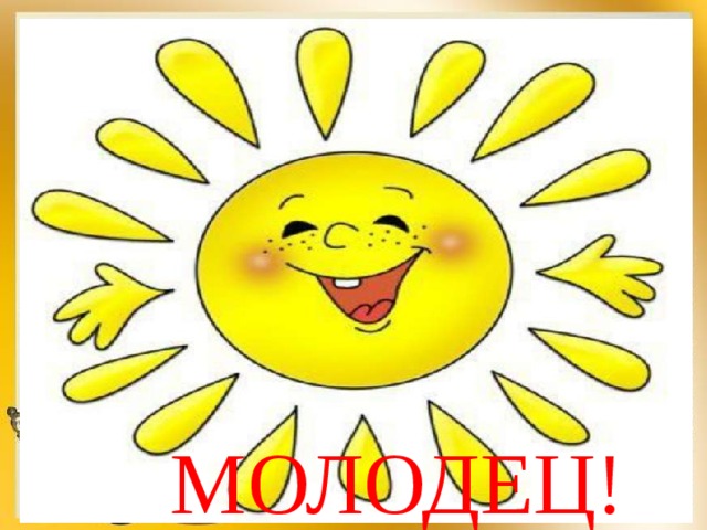 МОЛОДЕЦ! 