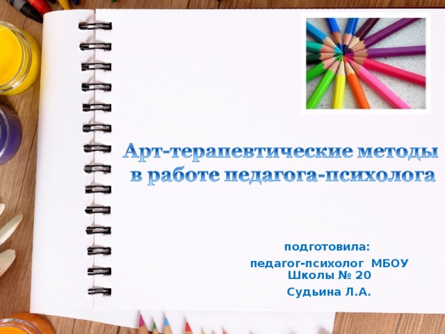 подготовила: педагог-психолог МБОУ Школы № 20 Судьина Л.А. 