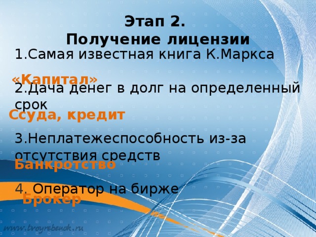 Самая известная книга К.Маркса Дача денег в долг на определенный срок Неплатежеспособность из-за отсутствия средств