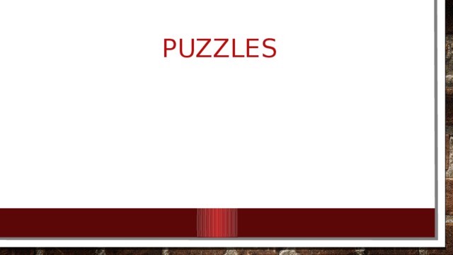 Puzzles 
