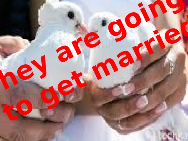 They are going to get married 